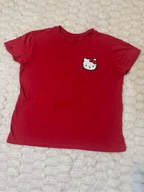 Hello Kitty Sanrio Graphic Tee Shirt Size Medium Cute Kawaii Casual Top